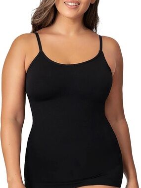 Shapermint Essentials All Day Every Day Scoop Neck Cami-Black-Women Size Medium